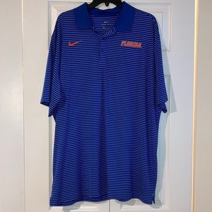 Nike Dri-Fit Striped Florida Gators Polo